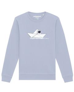 Толстовка Watapparel Astronaut in paper boat, светло-синий