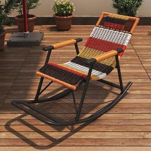 Плетеное кресло-качалка из искусственного ротанга для сада и дома [Brand Name]