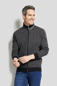 Толстовка bugatti с воротником стойкой, цвет Brombeere