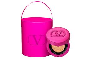 Valentino Розовый набор для макияжа Air Cushion Limited Edition легко растушевывается стойкий выравнивающий тон кожи