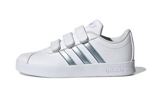 Кроссовки Adidas VL Court 2.0 J 'White Vision Metallic'