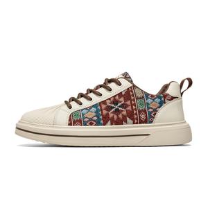 CARTELO Скользоустойчивые дышащие мужские скейтерские кеды низкие бежево-коричневые, цвет Beige Brown