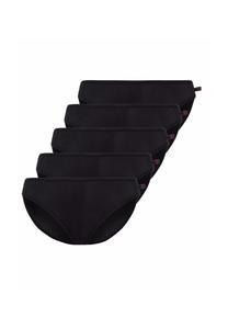 Женские трусы Stepy Soft Tai (5 шт.) с узким поясом BeeDees, черный