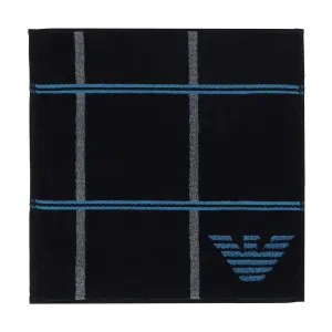 Мини-полотенце EMPORIO ARMANI с принтом Tattersall, 100% хлопок.