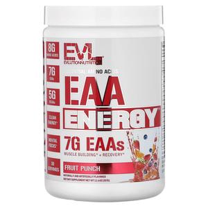 EAA Energy, фруктовый пунш, 12,6 унции (357 г) Evlution Nutrition
