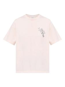 Футболка с логотипом Maison Kitsuné, розовый