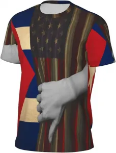 Мужская футболка с сетчатыми вставками, короткий рукав, быстросохнущая