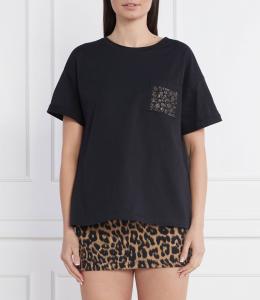 Футболка Liu Jo relaxed fit, черный