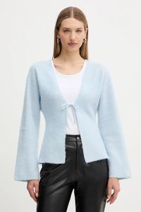 Кардиган с шерстью Boss Orange, синий