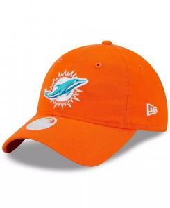 Женская оранжевая бейсболка Miami Dolphins Main Core Classic 2.0 9TWENTY Adjustable New Era