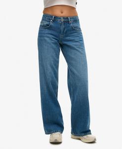 Джинсы с широкими штанинами Superdry, светло-синий