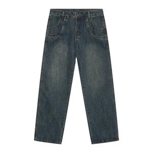 Джинсы Unisex Vintage Blue Voguo Relay, Темно-синие