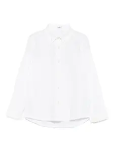 Рубашка из хлопка на пуговицах Il Gufo, белый