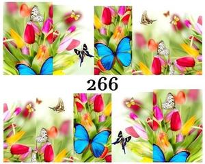 Водные наклейки для ногтей - №266, inna