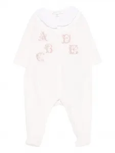 Комбинезон с вышитыми буквами Tartine Et Chocolat, розовый