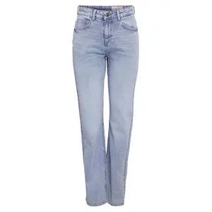 Джинсы Noisy May Monica Straight Az359Lb high waist, синий