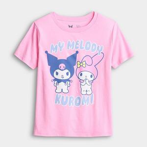 Футболка с принтом Sanrio My Melody & Kuromi для девочек Licensed Character