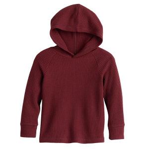 Термокофта с капюшоном и длинным рукавом для мальчиков Jumping Beans, Maroon