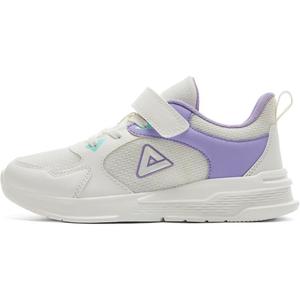 PEAK Противоскользящие износостойкие низкие детские беговые кроссовки ecru для подростков