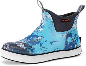 Детские резиновые сапоги Showave, девичьи сапоги Deck, водонепроницаемые детские сапоги для мальчиков, нескользящие неопрена резиновые ботинки, короткие сапожки от грязи, Sea