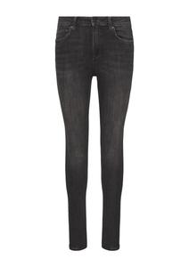 Узкие джинсы QS, серый деним