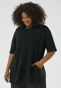 Футболка Kaffe Curve NIELA, Black Deep/Black