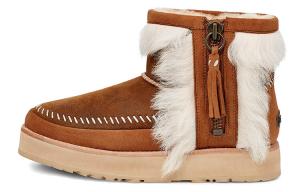 Угги женские UGG W Fluff Punk Boot, коричневый