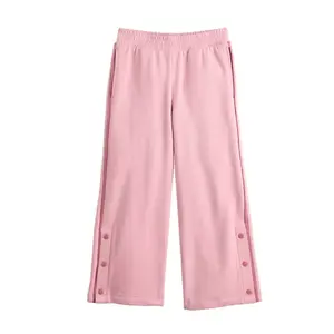 Широкие спортивные брюки для девочек 4-12 лет Jumping Beans, цвет delicate princess