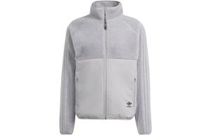 POLARFLEECE FZ бархатная куртка мужская чисто-серая Adidas Originals, серый