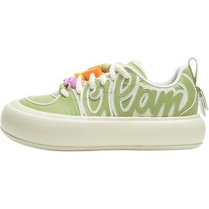 Кроссовки LiNing Lifestyle Shoes Women's Low-top Green/White, зеленый