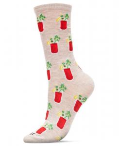 Женские носки Bloody Mary Delight Crew Socks MeMoi, Oatmeal heather