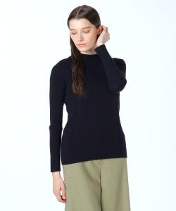 Вязаный пуловер из кашемира в рубчик