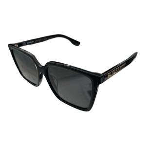 Солнцезащитные очки асимметричной формы женские черные Burberry