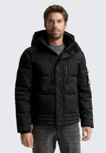 Зимняя куртка-пуховик с капюшоном Tom Tailor, Black