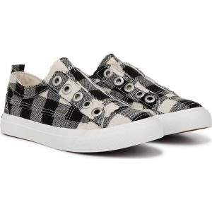 Детские кеды без шнурков для малышей/подростков Blowfish Malibu, cream plaid fabric