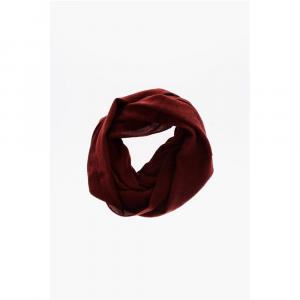 Однотонный шарф из натуральной шерсти и шелка Corneliani, Burgundy