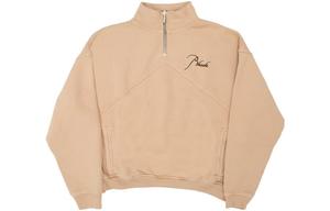 Толстовка с высоким воротом и вышитым логотипом Rhude, желтый