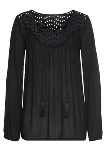 Блуза Lascana, черный