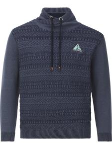 Свитер Jan Vanderstorm Akselgren, Turquoise/Dark blue