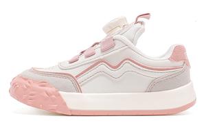 Детские кроссовки для скейтбординга с противоскользящей амортизацией и низким верхом WARRIOR, бежевый/розовый