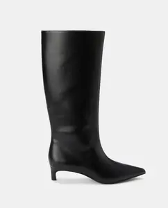 Женские ботинки на каблуке с заостренным носком Tintoretto, черный