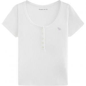Футболка женская Abercrombie＆Fitch, белый