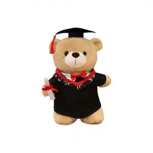 Плюшевый мишка выпускник, доктор медведь Dr. Bear, милые плюшевые куклы медвежат высота 30см KUMAOYA