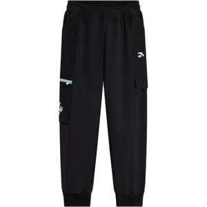 Детские вязаные спортивные штаны Antakids, basic черный