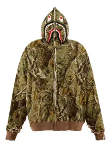 Толстовка с капюшоном из коллаборации с A Bathing Ape Saint Mxxxxxx, зеленый