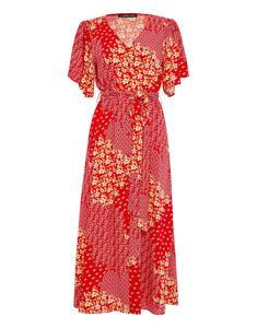 Threadbare Платье-рубашка 'Fruit' в красном цвете