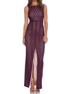 Длинное кружевное платье-русалка Gemma в Kir Royale alice + olivia