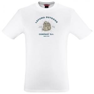 Футболка для походов, приключенческая, размер м, белая - м Lafuma