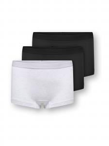 ONLY GIRLS Трусы 'KOGLOLA' в крапчатом серо-черном цвете