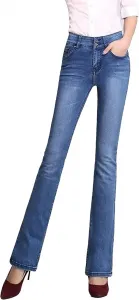 Женские винтажные джинсы скинни на высокой талии